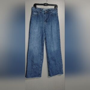 Muddy Women's Flare Jeans in Deep Blue